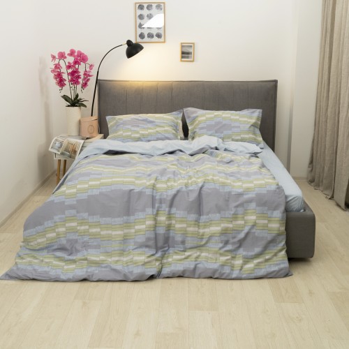 Комплект постільної білизни Tiare Євро Сатин Deluxe L-007