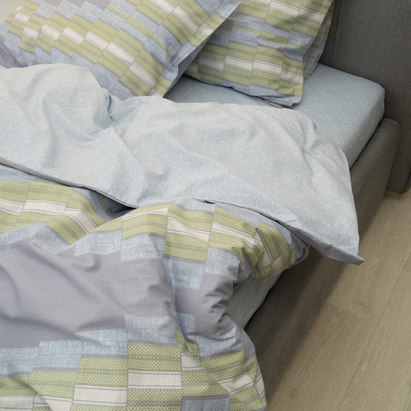 Комплект постільної білизни Tiare Євро Сатин Deluxe L-007