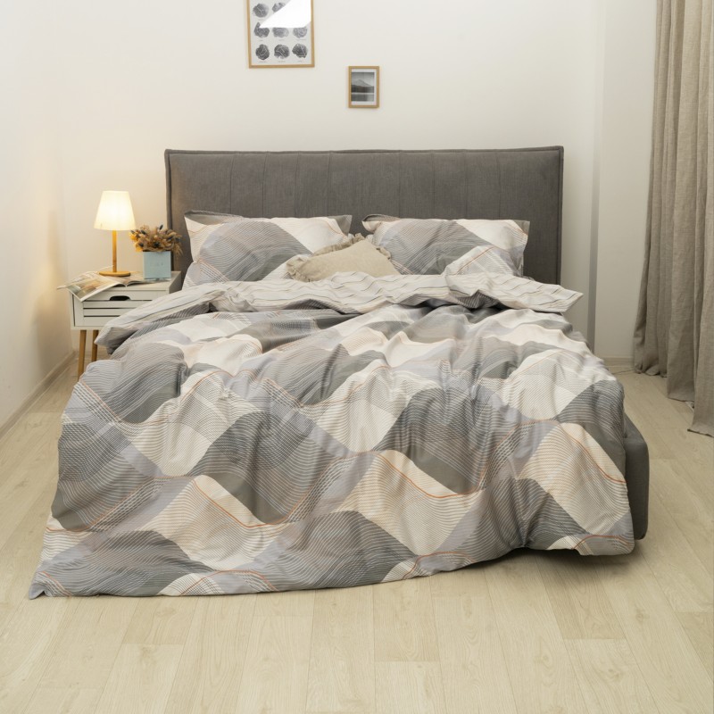 Комплект постільної білизни Tiare Євро Сатин Deluxe L-009