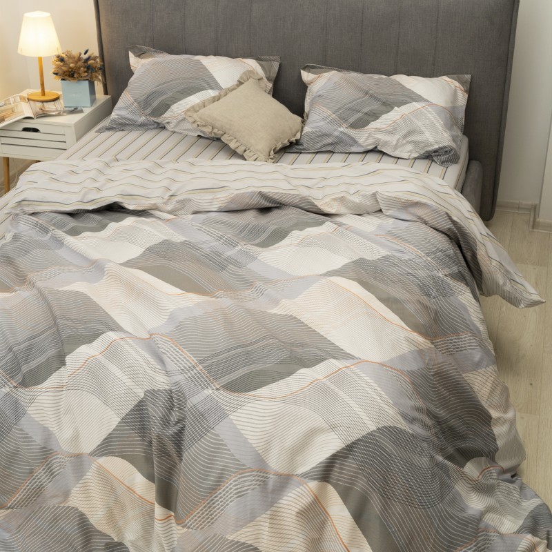 Комплект постільної білизни Tiare Євро Сатин Deluxe L-009