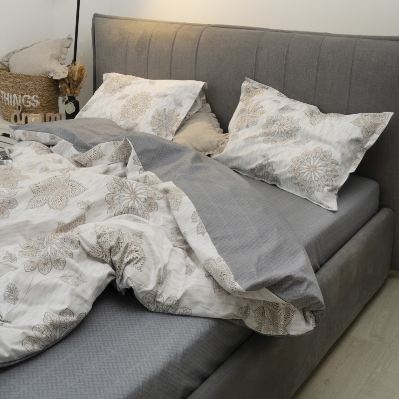 Комплект постільної білизни Tiare Євро Сатин Deluxe L-010