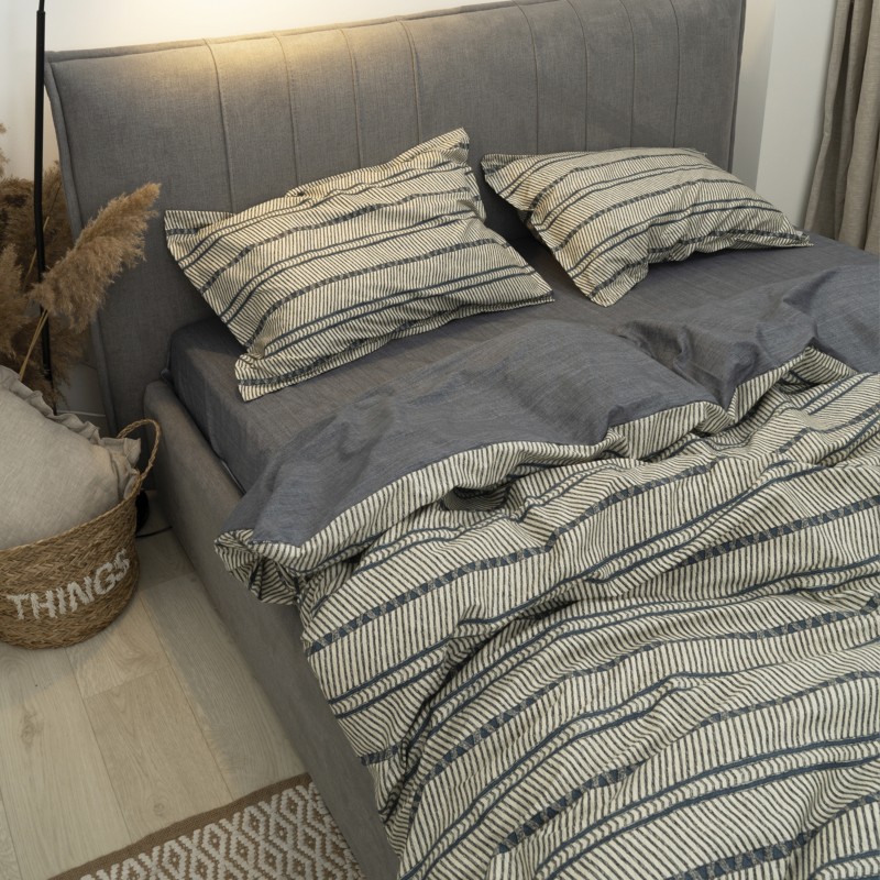 Комплект постільної білизни Tiare Євро Сатин Deluxe L-011