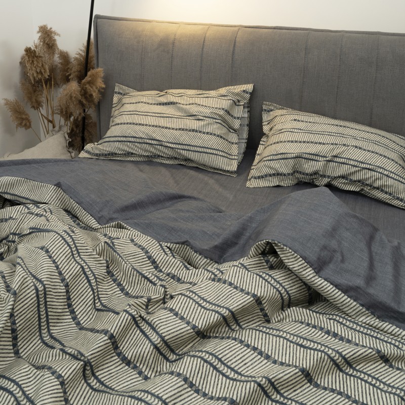 Комплект постільної білизни Tiare Євро Сатин Deluxe L-011