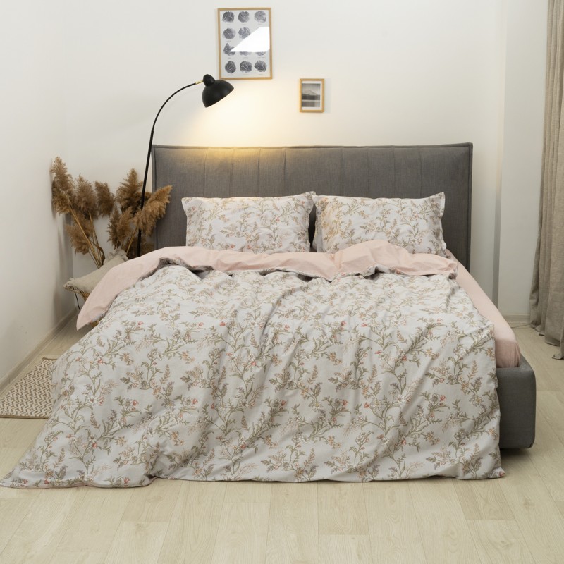 Комплект постільної білизни Tiare Євро Сатин Deluxe L-012