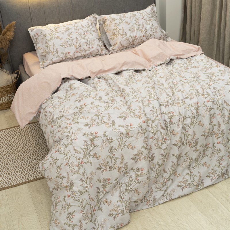 Комплект постільної білизни Tiare Євро Сатин Deluxe L-012