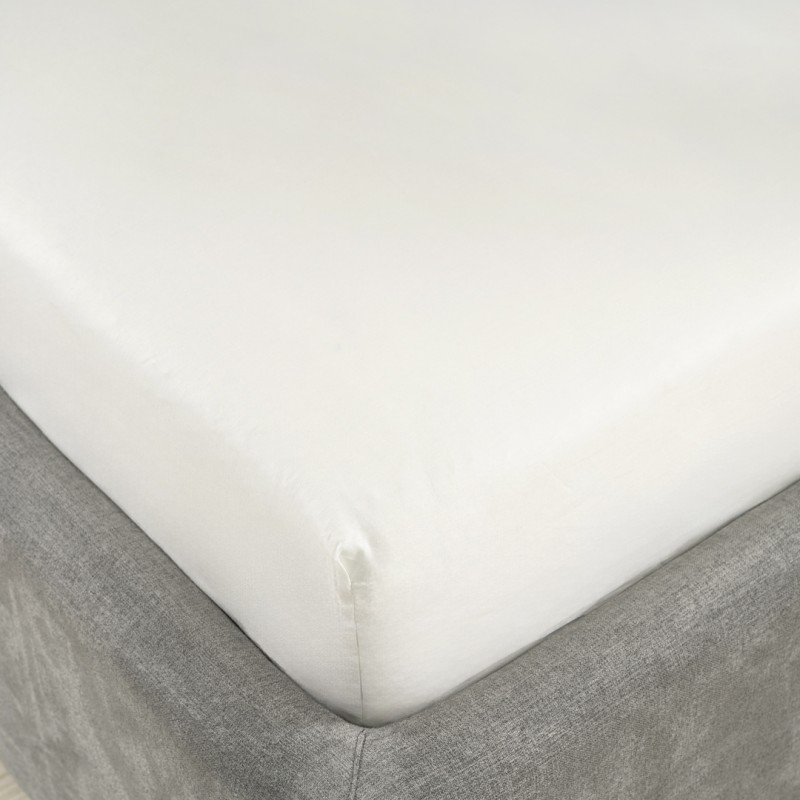 Комплект постільної білизни Tiare Євро Сатин Premium 177 з простирадлом на резинці 160х200