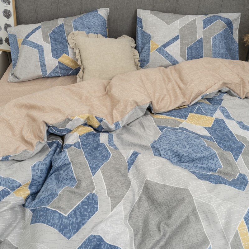 Комплект постільної білизни Tiare Євро Сатин Premium 183