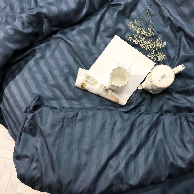 Комплект постільної білизни Tiare Євро Сатин Stripe 67