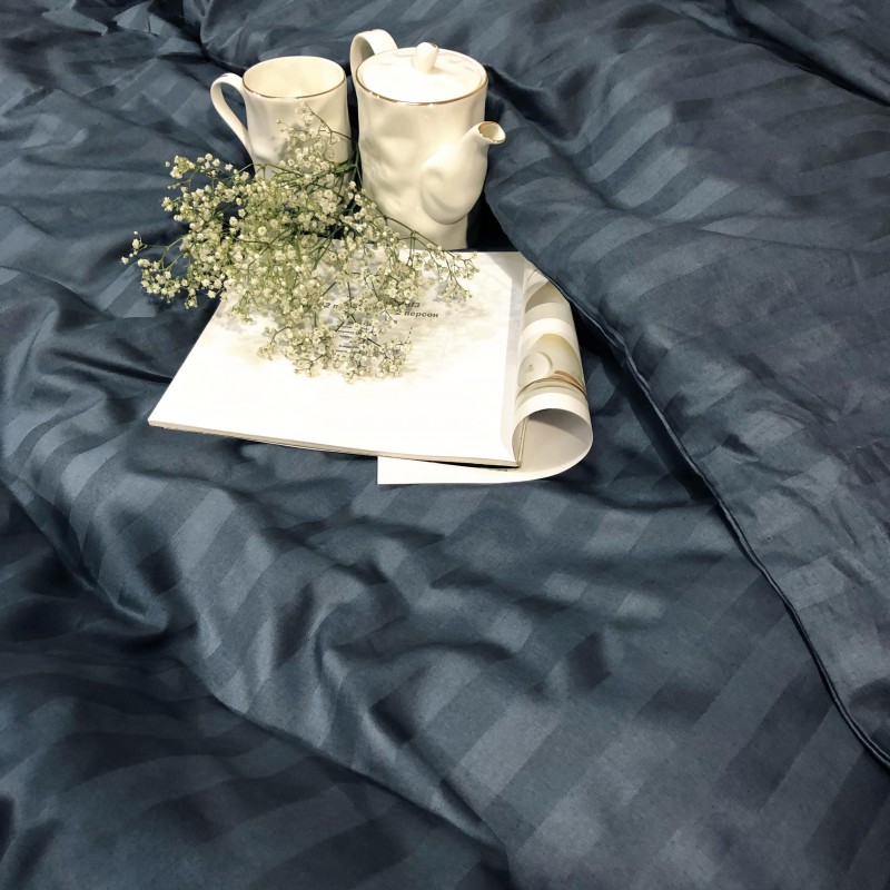 Комплект постільної білизни Tiare Євро Сатин Stripe 67