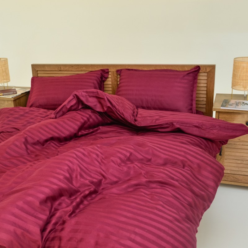 Комплект постільної білизни Tiare Євро Сатин Stripe 79