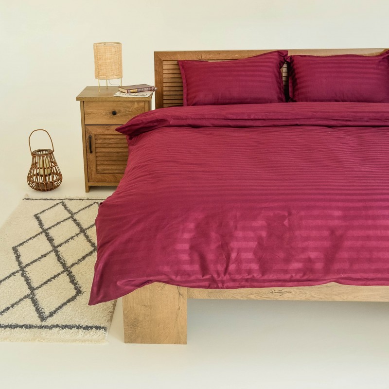 Комплект постільної білизни Tiare Євро Сатин Stripe 79