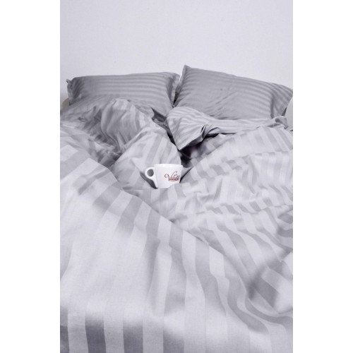 Комплект постільної білизни Tiare Євро Сатин Stripe 80