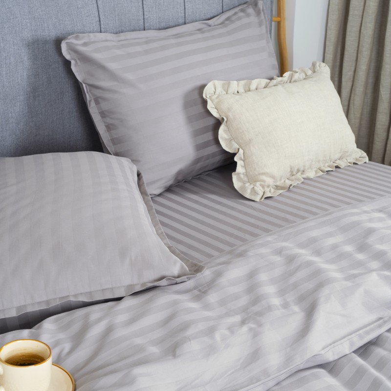 Комплект постільної білизни Tiare Євро Сатин Stripe 90