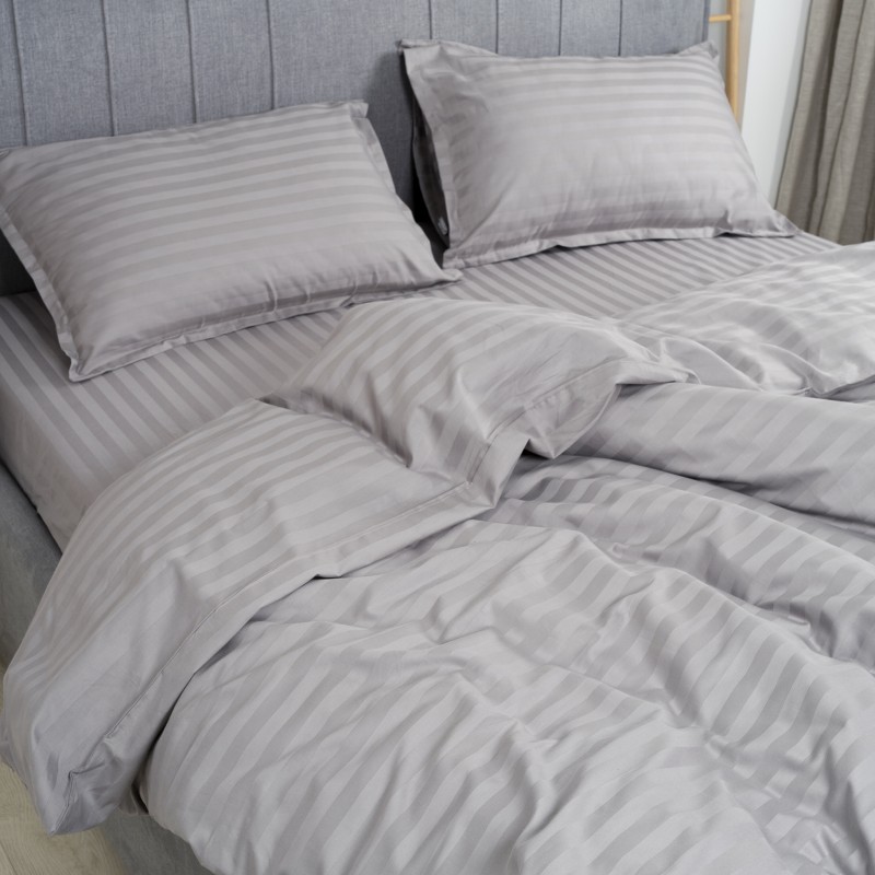 Комплект постільної білизни Tiare Євро Сатин Stripe 90