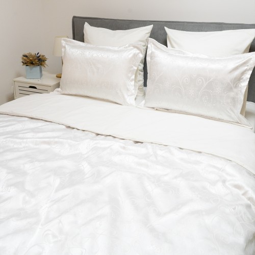 Комплект постільної білизни Tiare Євро Сатин Жакард 1723