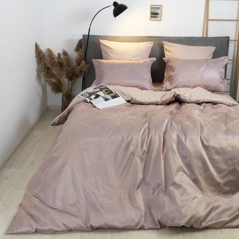 Комплект постільної білизни Tiare Євро Сатин Жакард 2320