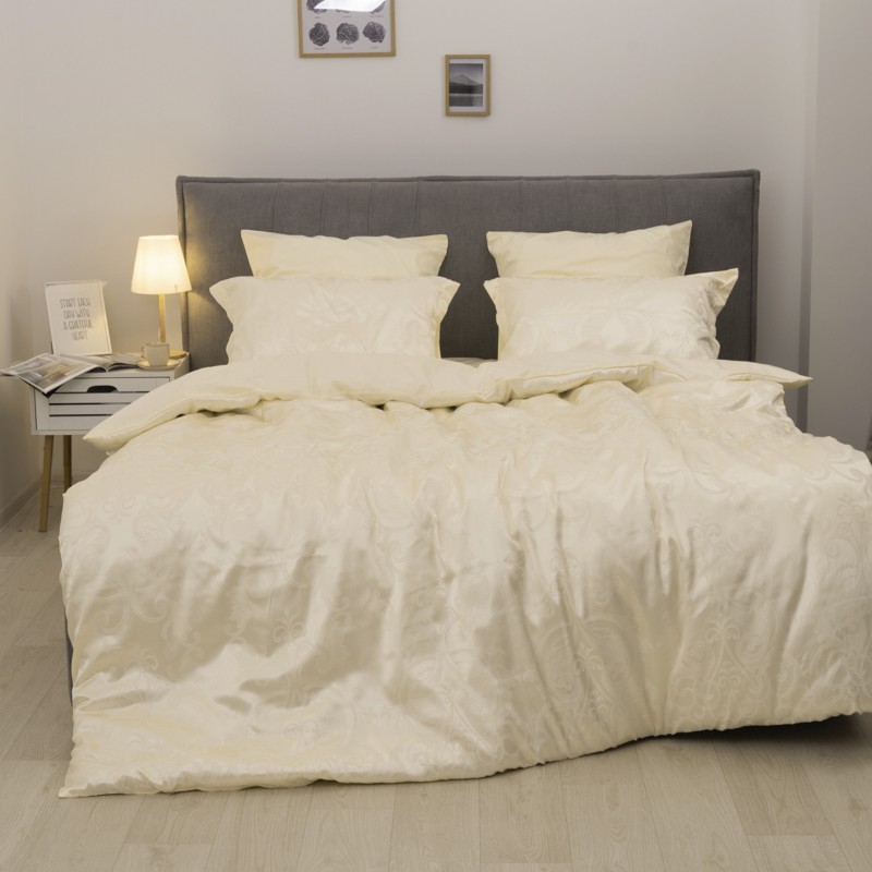 Комплект постільної білизни Tiare Євро Сатин Жакард 2427