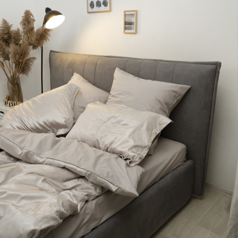 Комплект постільної білизни Tiare Євро Сатин Жакард 2435