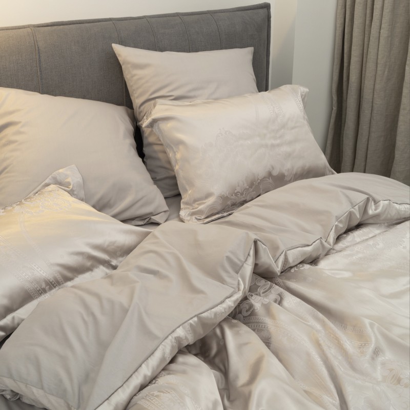 Комплект постільної білизни Tiare Євро Сатин Жакард 2435