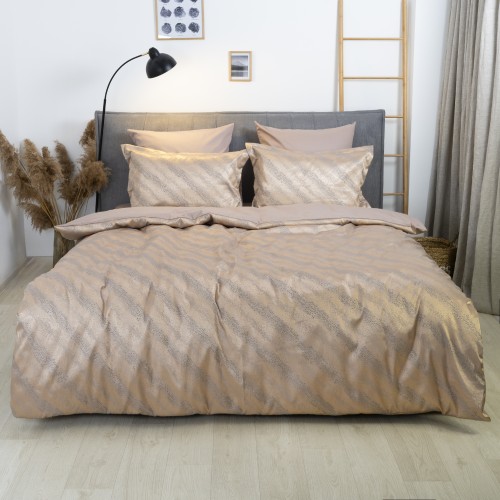 Комплект постільної білизни Tiare Євро Сатин Жакард 2437