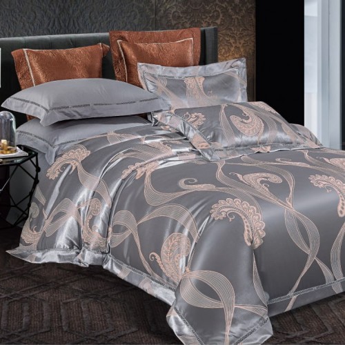 Комплект постільної білизни Tiare Євро Сатин Жакард 2438