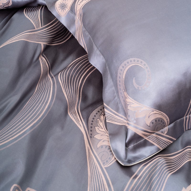 Комплект постільної білизни Tiare Євро Сатин Жакард 2438