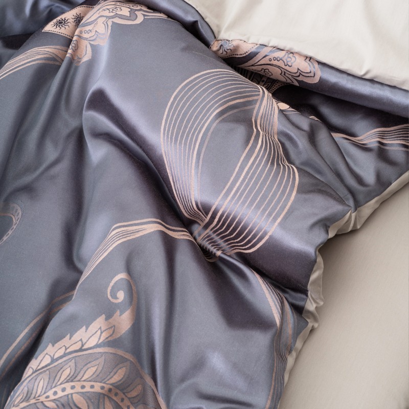 Комплект постільної білизни Tiare Євро Сатин Жакард 2438