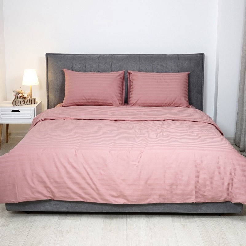 Комплект постільної білизни Tiare Полуторний Сатин Stripe 66