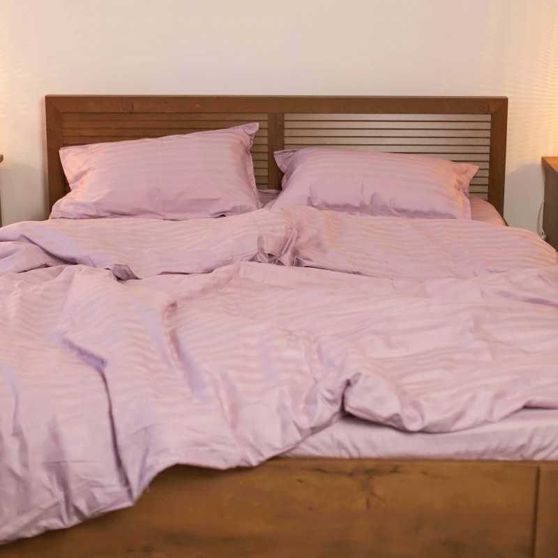 Комплект постільної білизни Tiare Полуторний Сатин Stripe 71