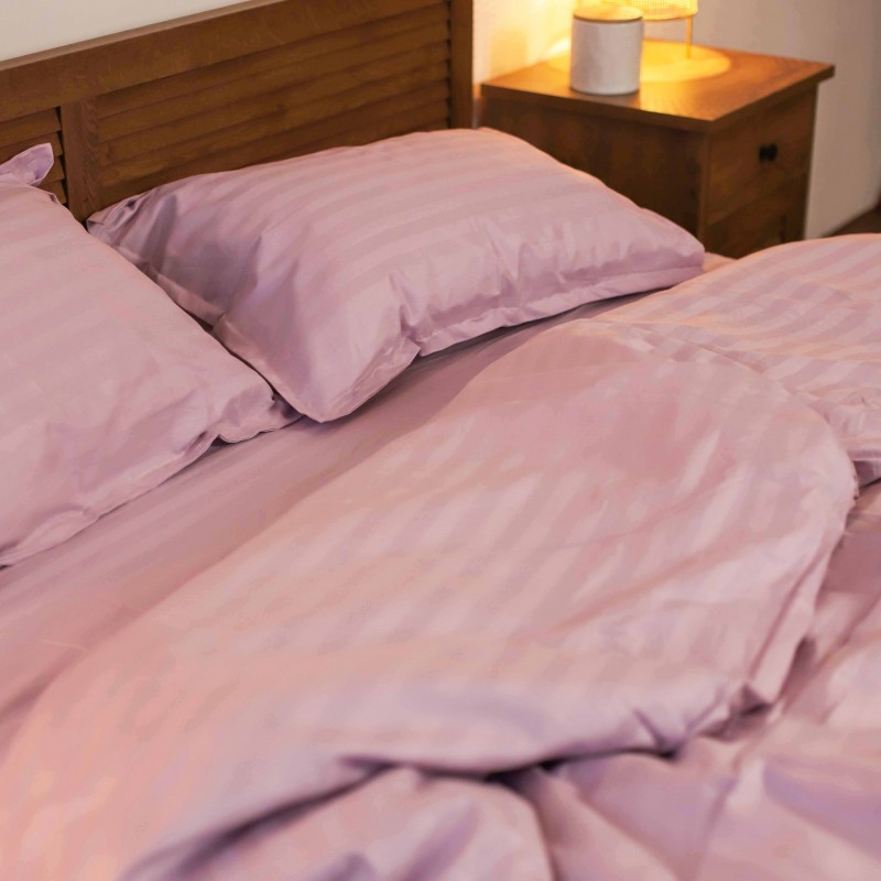 Комплект постільної білизни Tiare Полуторний Сатин Stripe 71