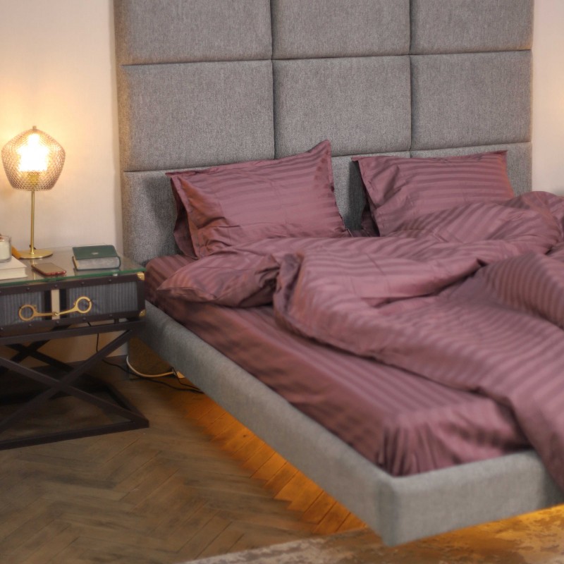 Комплект постільної білизни Tiare Полуторний Сатин Stripe 73