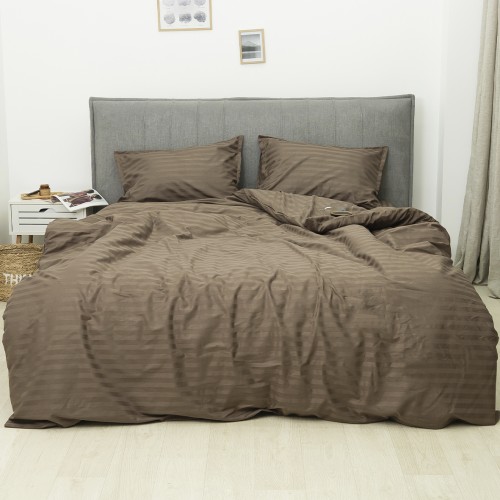 Комплект постільної білизни Tiare Полуторний Сатин Stripe 77