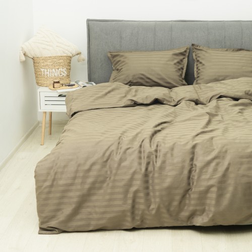Комплект постільної білизни Tiare Полуторний Сатин Stripe 93