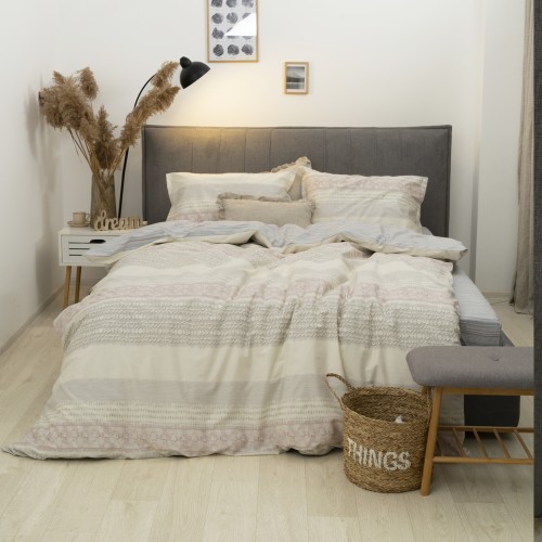 Комплект постільної білизни Tiare Сімейний Сатин Deluxe L-001