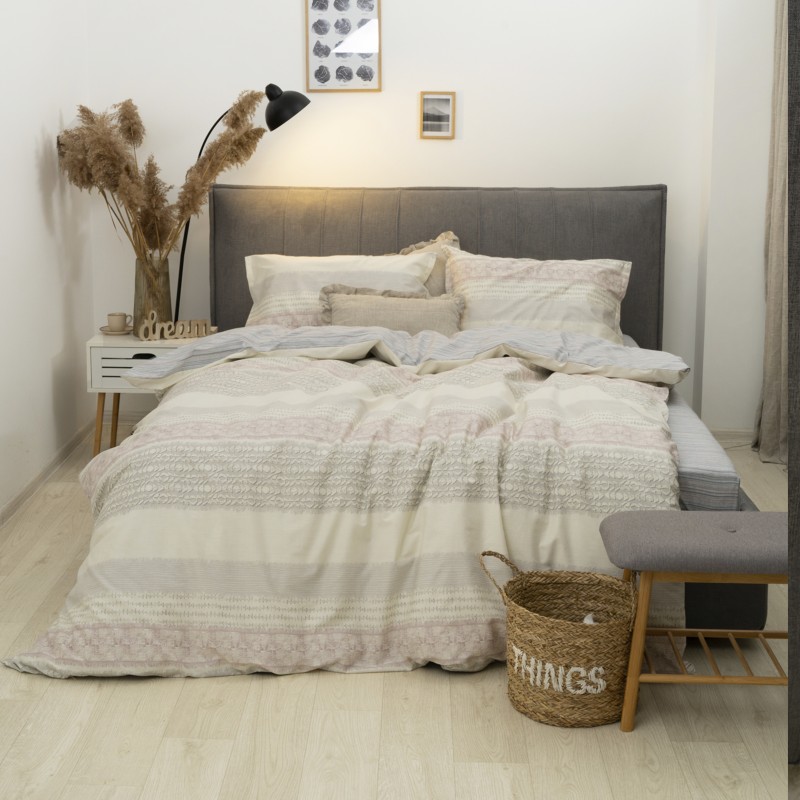 Комплект постільної білизни Tiare Сімейний Сатин Deluxe L-001