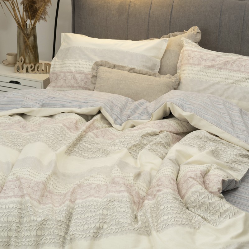 Комплект постільної білизни Tiare Сімейний Сатин Deluxe L-001