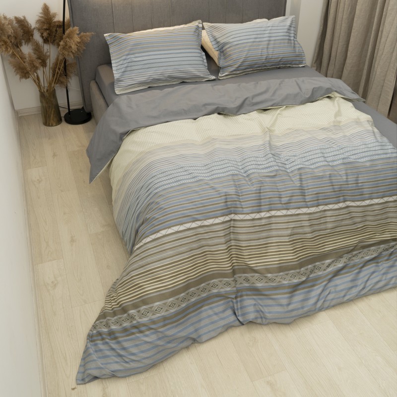 Комплект постільної білизни Tiare Сімейний Сатин Deluxe L-002