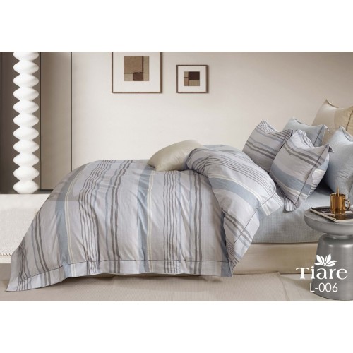 Комплект постільної білизни Tiare Сімейний Сатин Deluxe L-006