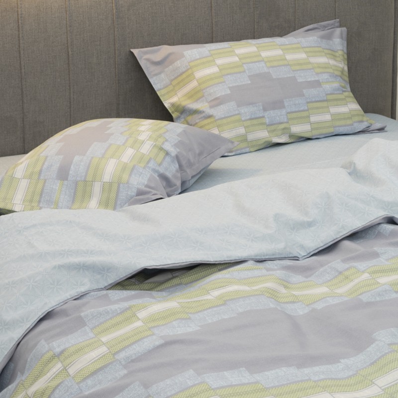 Комплект постільної білизни Tiare Сімейний Сатин Deluxe L-007