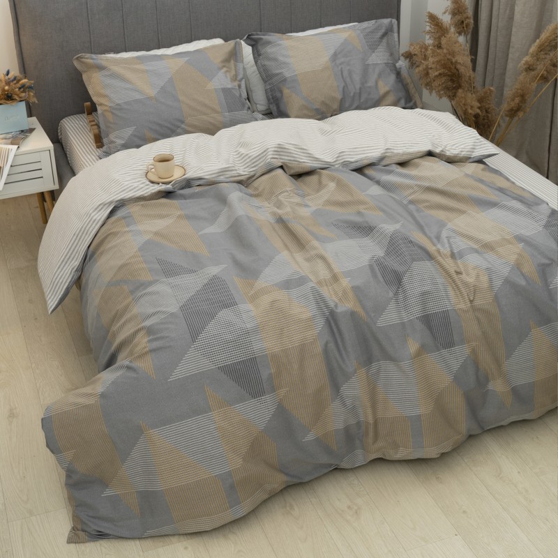 Комплект постільної білизни Tiare Сімейний Сатин Deluxe L-008