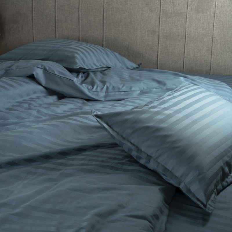 Комплект постільної білизни Tiare Сімейний Сатин Stripe 91