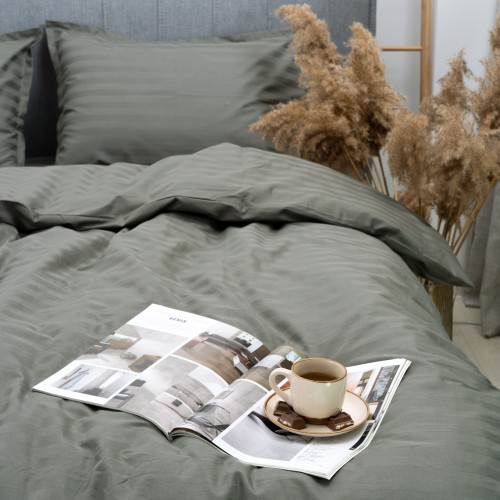 Комплект постільної білизни Tiare Сімейний Сатин Stripe 94