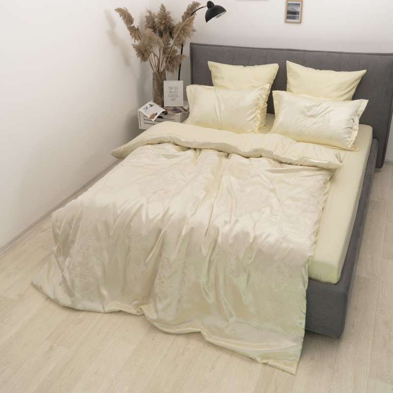 Комплект постільної білизни Tiare Сімейний Сатин Жакард 1747