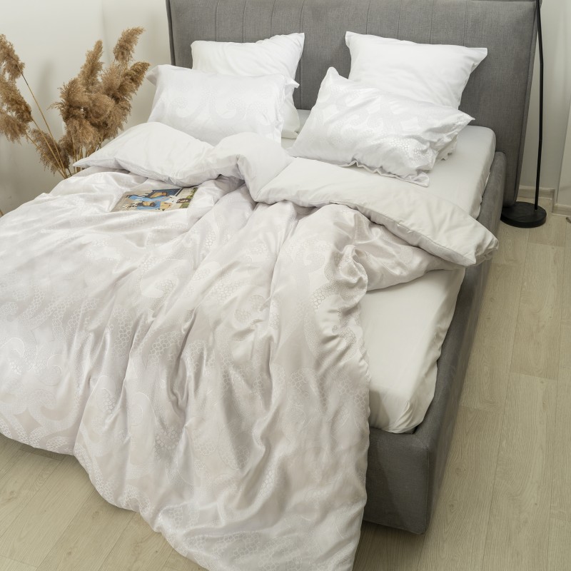 Комплект постільної білизни Tiare Сімейний Сатин Жакард 1924