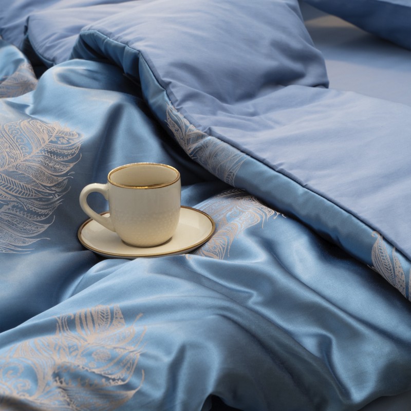 Комплект постільної білизни Tiare Сімейний Сатин Жакард 2101