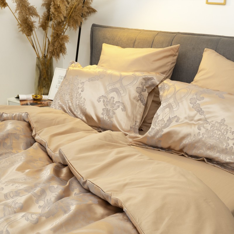 Комплект постільної білизни Tiare Сімейний Сатин Жакард 2428