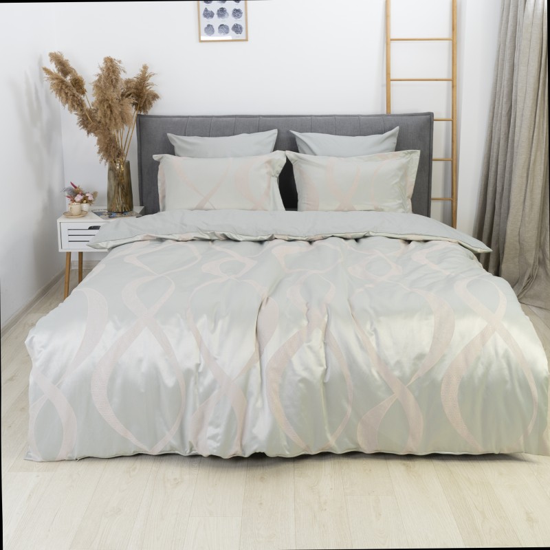 Комплект постільної білизни Tiare Сімейний Сатин Жакард 2434