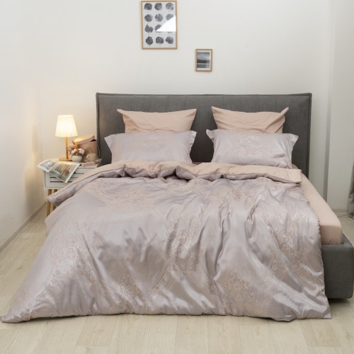 Комплект постільної білизни Tiare Сімейний Сатин Жакард 2436