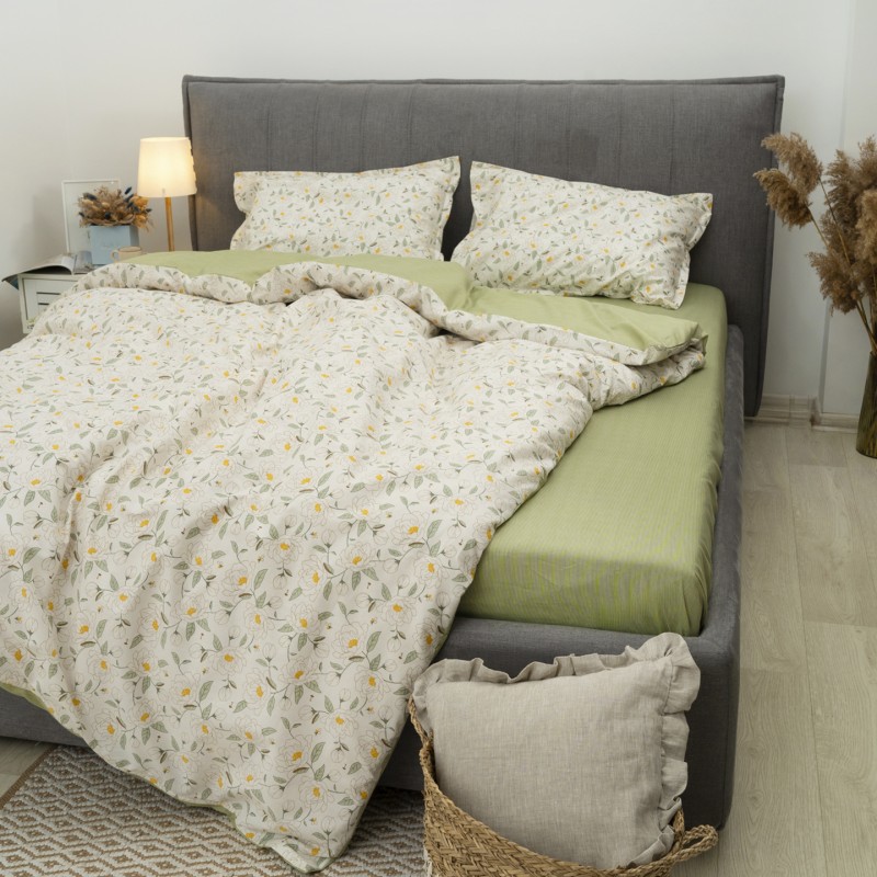 Комплект постільної білизни Tiare Сімейний Сатин Люкс 142