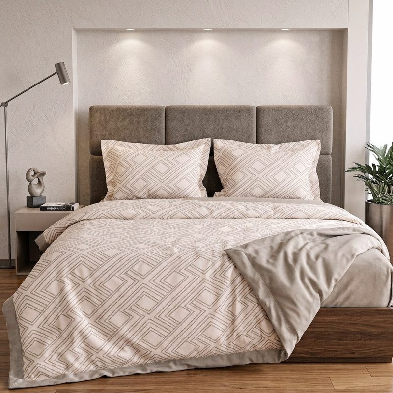 Комплект постільної білизни Viluta Двоспальний Brushed Warm Cotton W-22